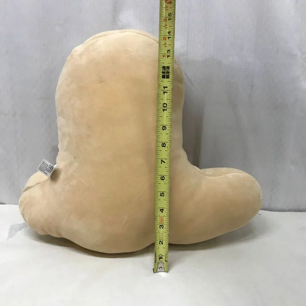 Smoochy Pals Super Soft Squishy Boot Pillow Plush Stuffed Toy Tan/Brown
